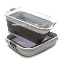 Set of 3 Collapsible TPE/PP Laundry Basket